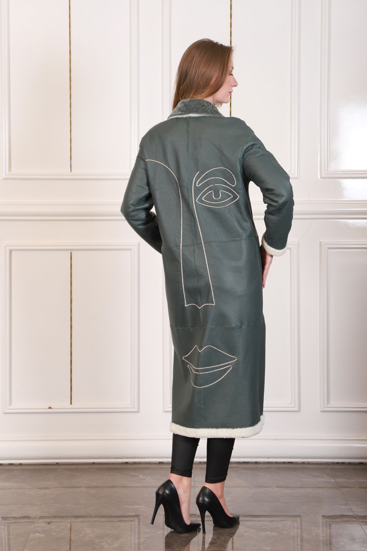 Двустранни палта от овча кожа за жени