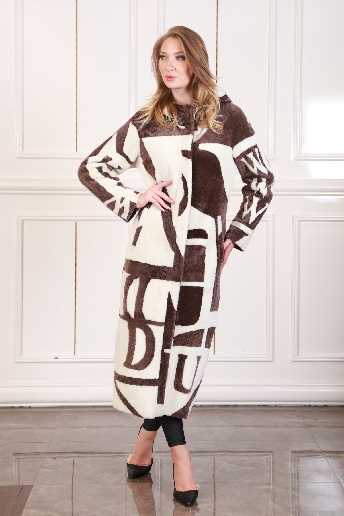 Elegant and warm astragan fur coats